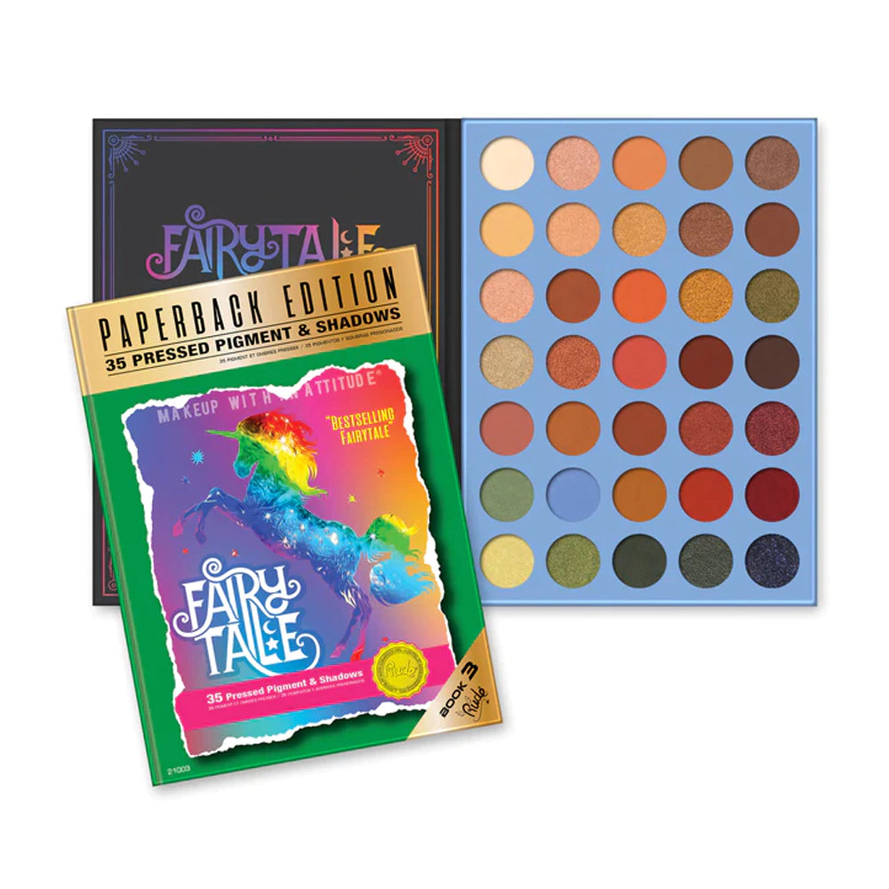 ´PALETA DE SOMBRAS RUDE COSMETICS. Fairy Tale - Paperback Edition