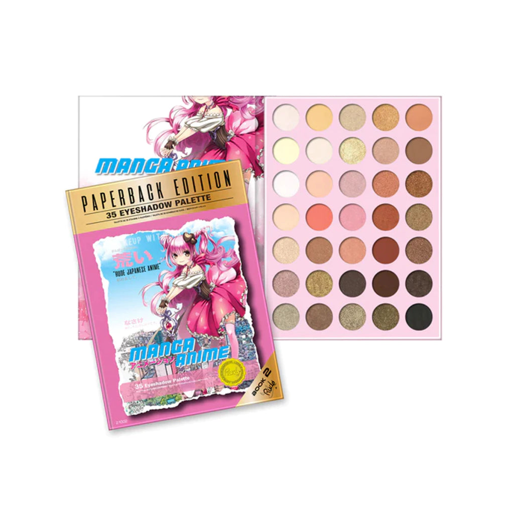 PALETA DE SOMBRAS RUDE .Manga Anime Palette - Paperback Edition